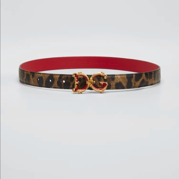 Dolce & Gabbana Accessories - Dolce Gabbana leopard belt